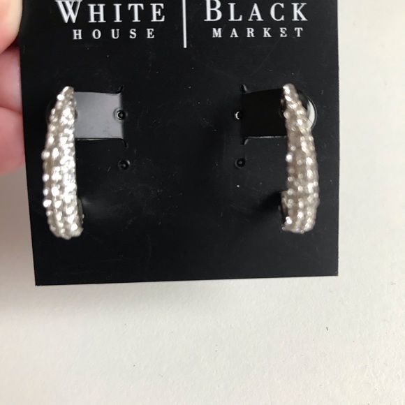 ***SOLD***Set of WHBM Pave Earrings - Picture 3 of 8